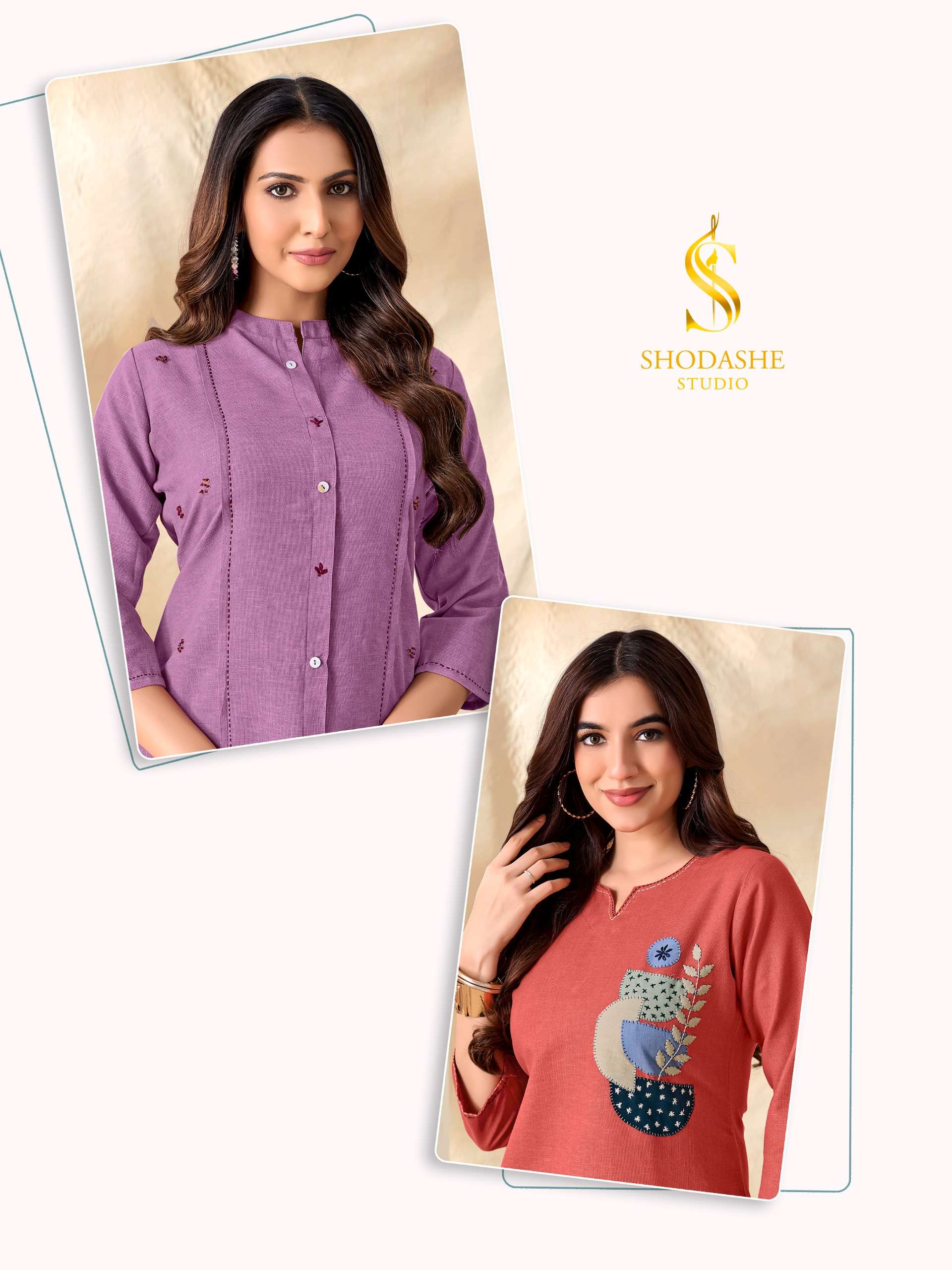 SHODASHE STUDIO MILIE FESTIVAL LINEN CO ORD SET SHIRT TYPE 2 PIECE WOMEN OFFICE EXPORT